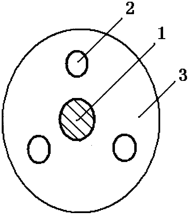 Bent non-sensitive micro-structured optical fiber and production method thereof