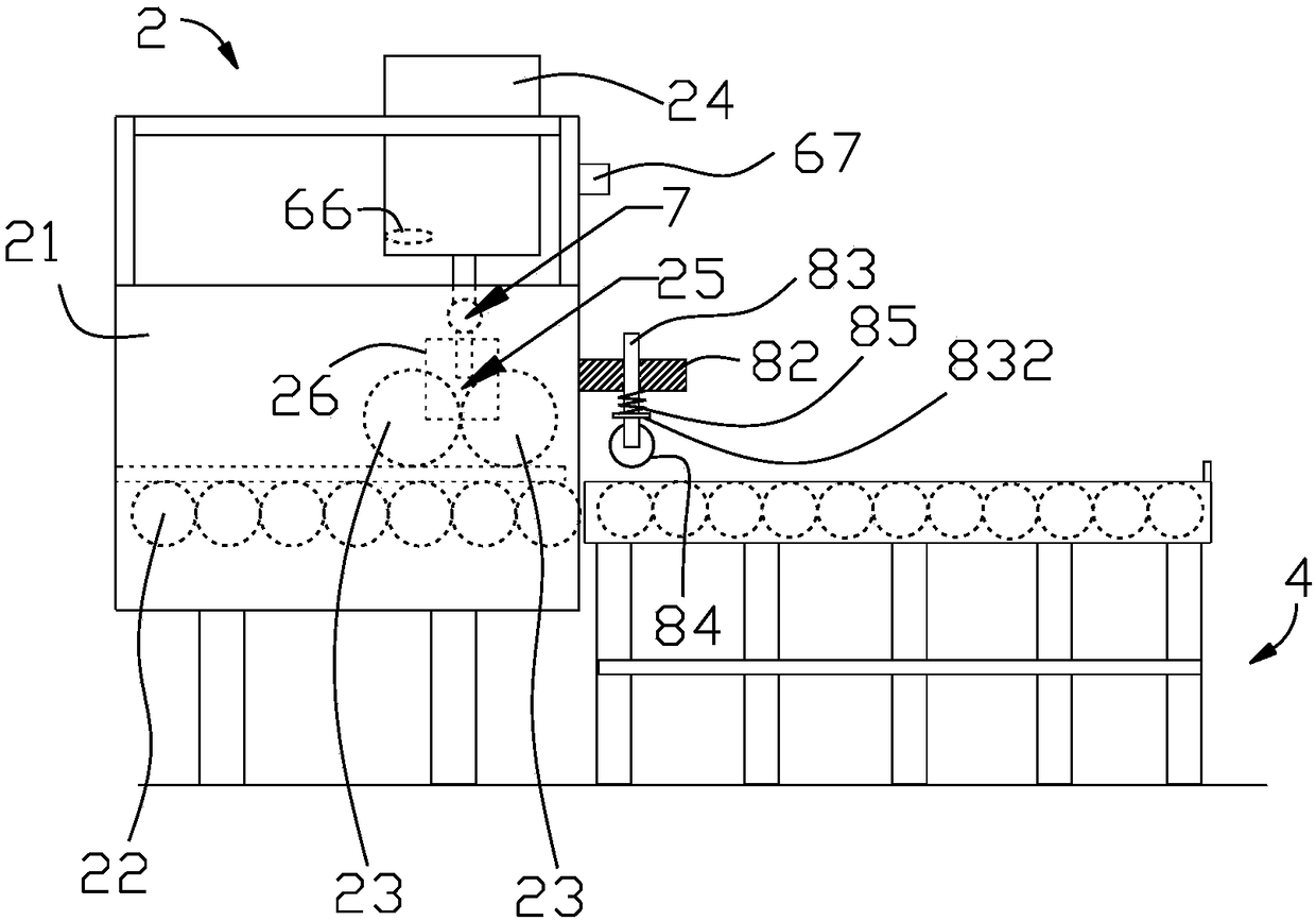 Automatic gluing machine for panels