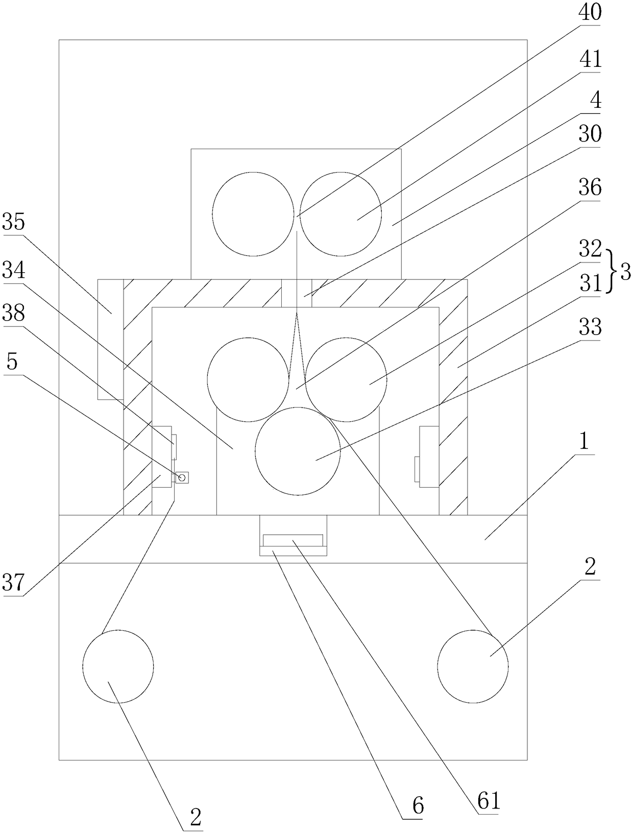 A non-stop paper feeding device