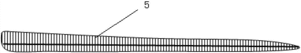 Three-dimensional braided composite material propeller blade for airplane and manufacturing method of propeller blade