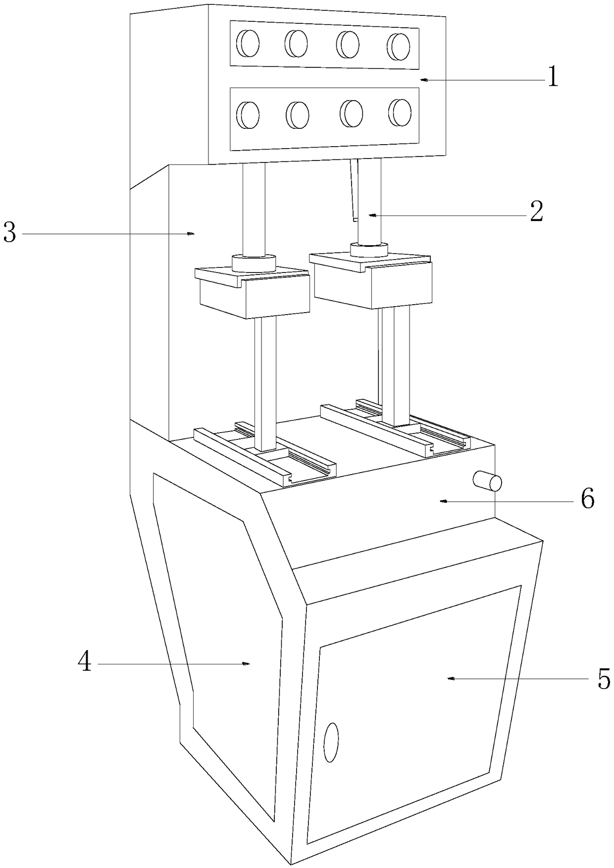 Leather product mold pressing device