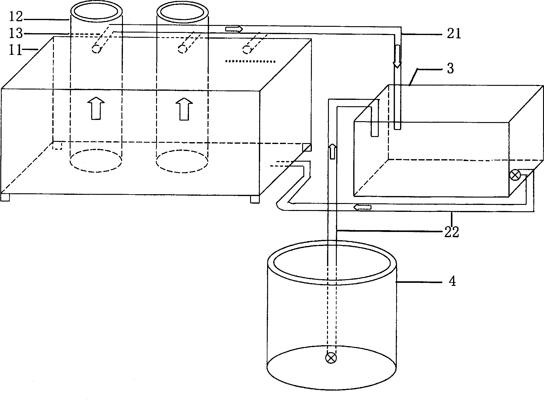 Intermediate breeding method suitable for mudflat shellfish and its used intermediate breading equipment