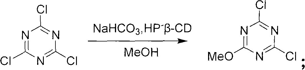 Method for preparing 2-chlorine-4, 6-dimethoxy-1, 3, 5-triazine