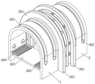 Tunnel joint waterproof structure and waterproof construction method thereof