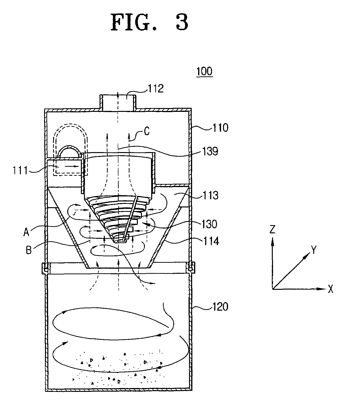 Filter assembly and cyclone dust collecting apparatus having the same