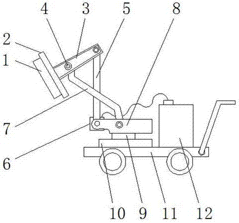 Garden rebuilt pavement compaction device