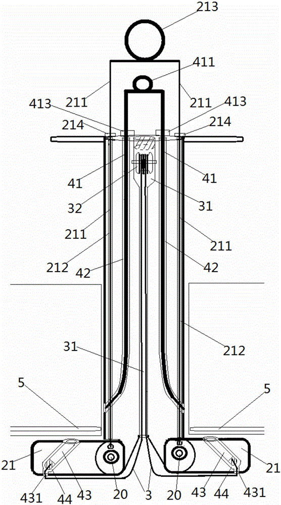 Endoscope puncturing hole stitching instrument