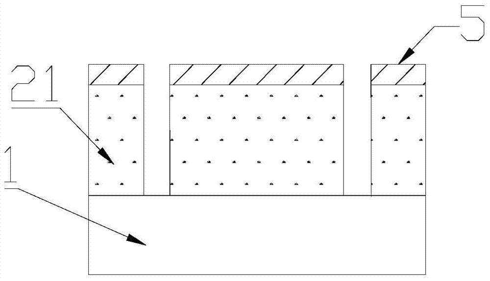 A two-dimensional phase change memory cell structure and its manufacturing method