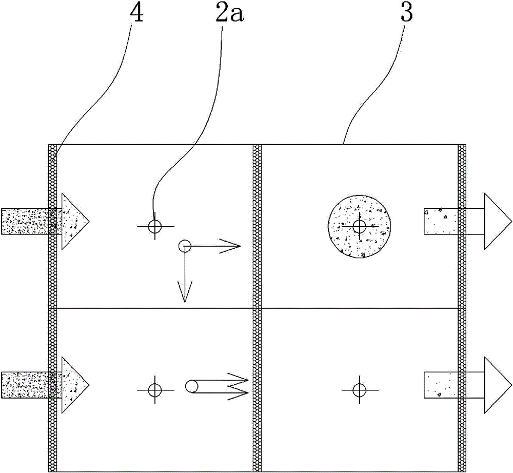 Two-dimensional anode dust collection electric precipitator