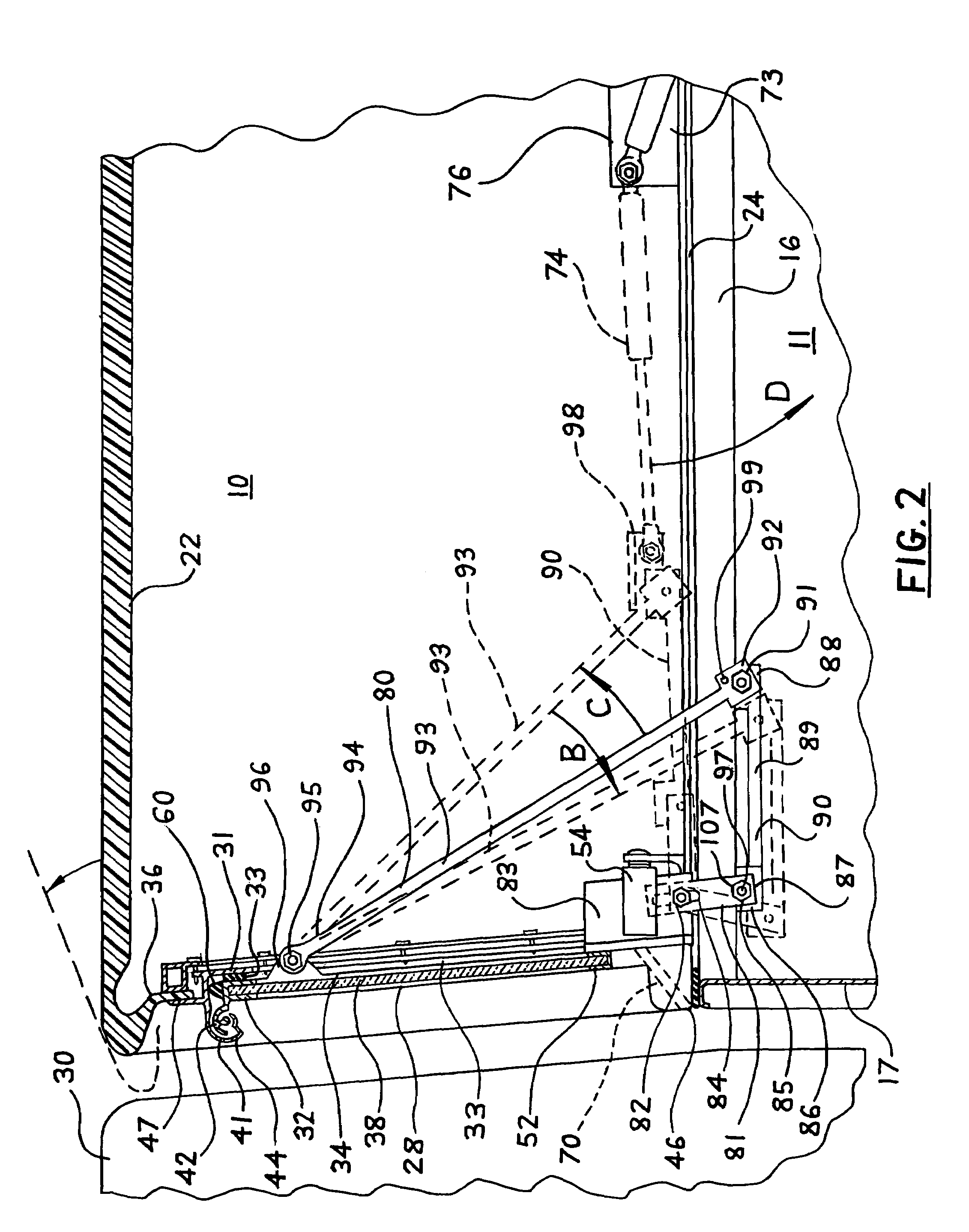 Load bed lift-roof cover