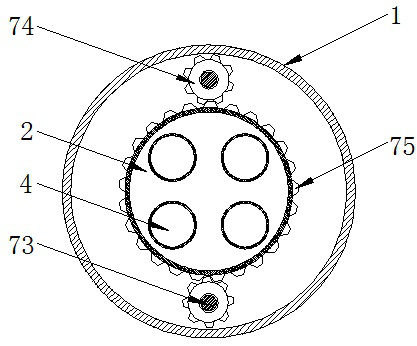 Soil sample storage device for geological exploration