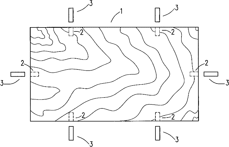 Connecting structure for solid wood floor