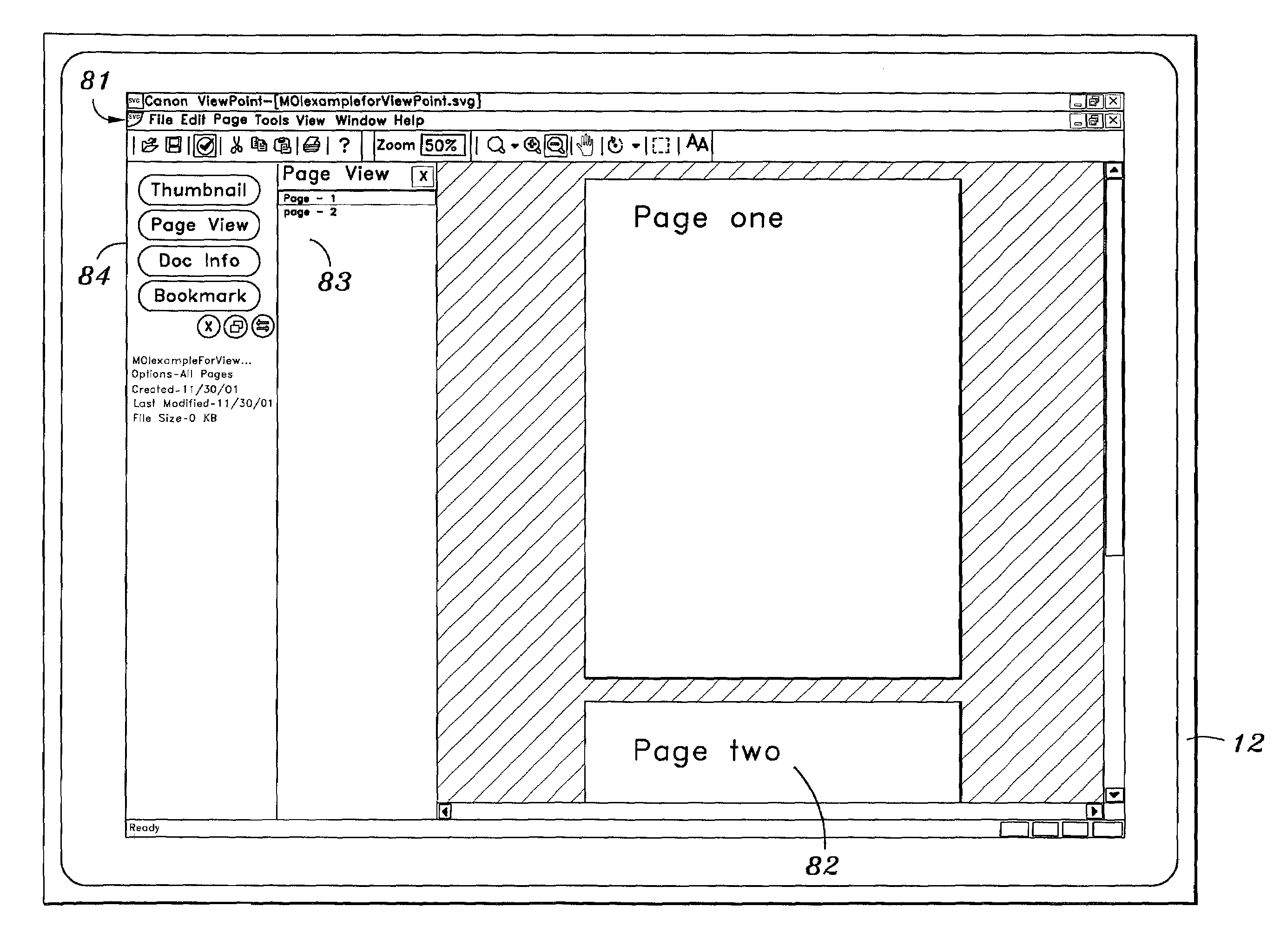 Directory for multi-page SVG document