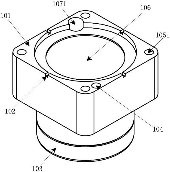 Crystal module and space-borne photoelectric detection unit containing the crystal module