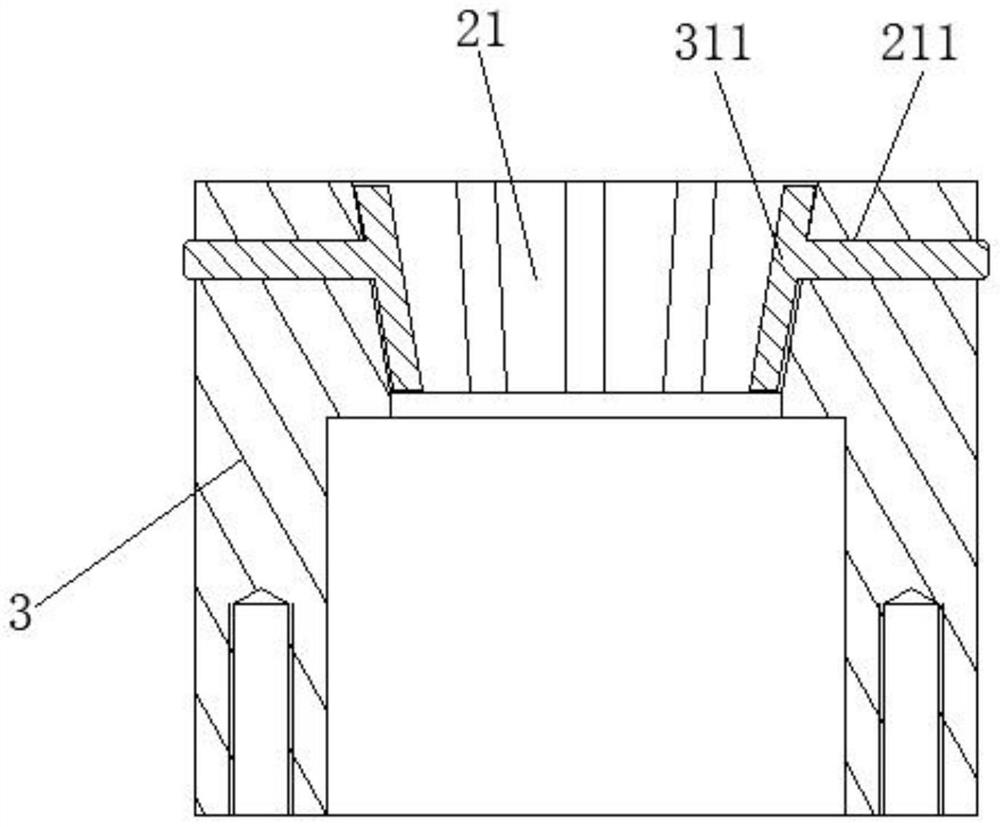 Reducing clamp for damping bushing