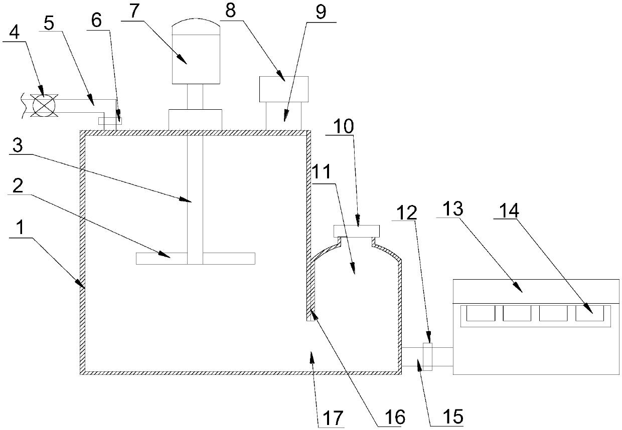 Automatic feeding device for pig breeding