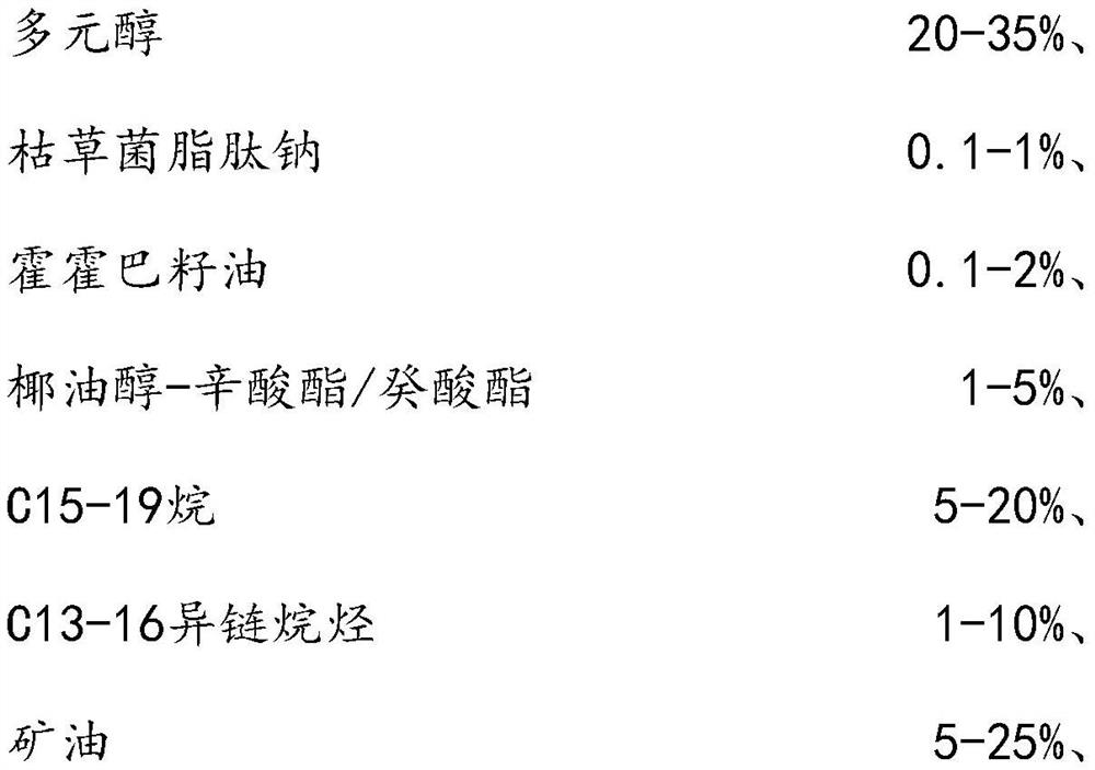 Bicontinuous phase moistening and nourishing makeup removing gel and preparation method thereof