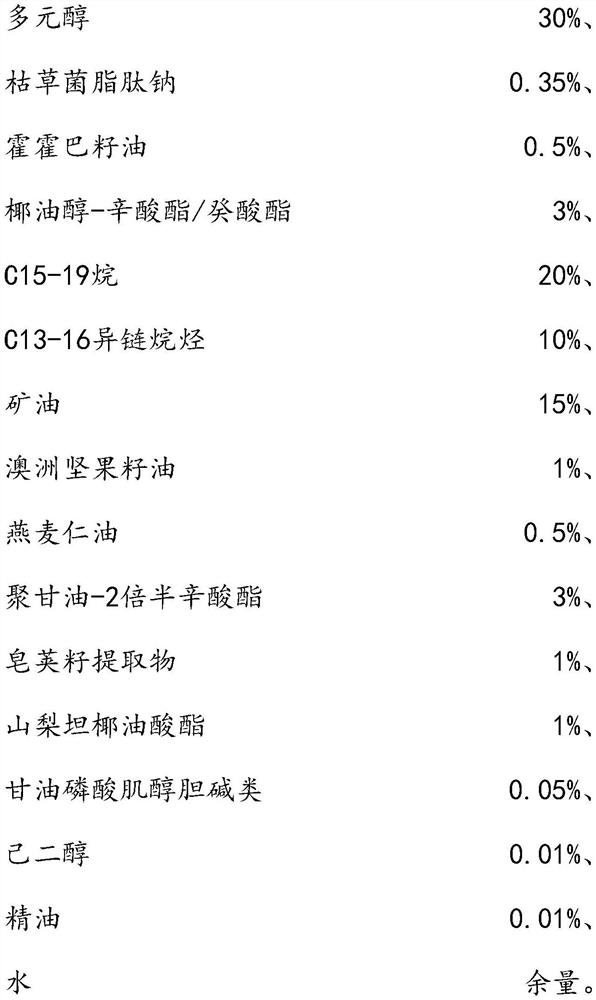 Bicontinuous phase moistening and nourishing makeup removing gel and preparation method thereof