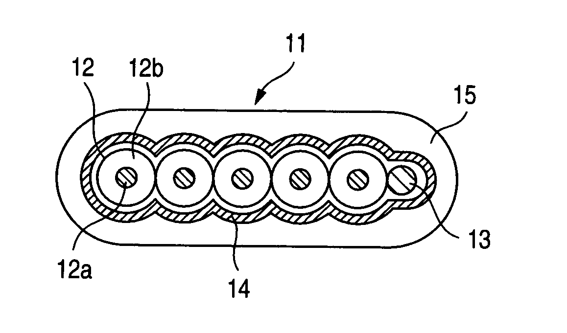 Shielded flat cable