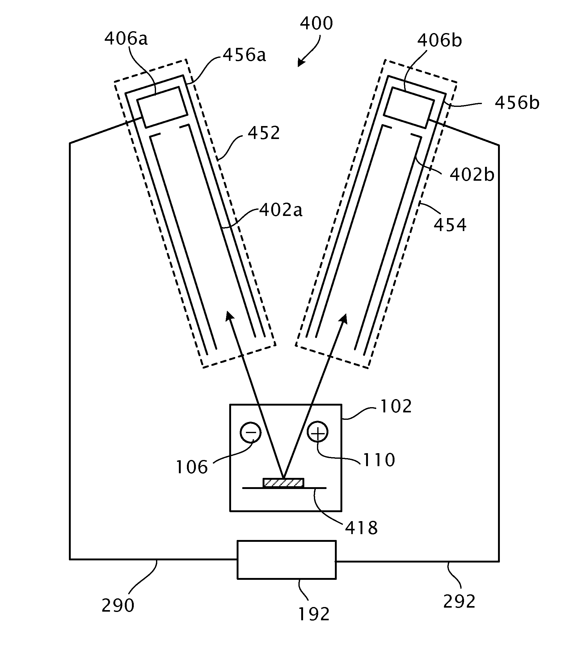 Angled dual-polarity mass spectrometer