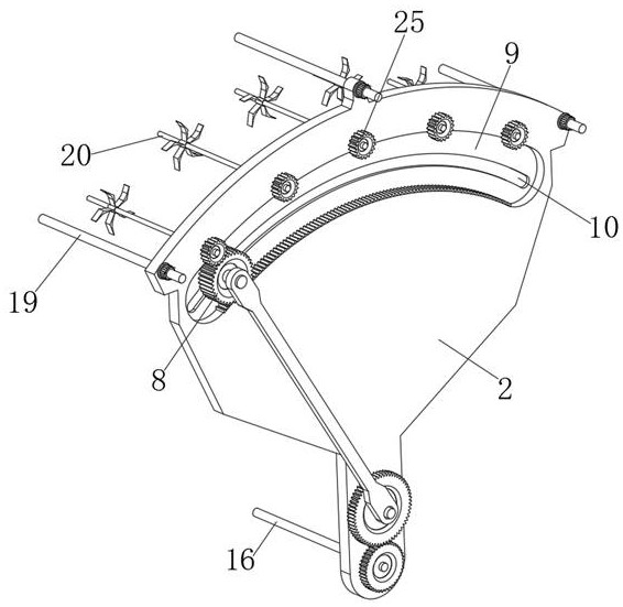 A baby crib toy rack that is easy to disassemble and adjust