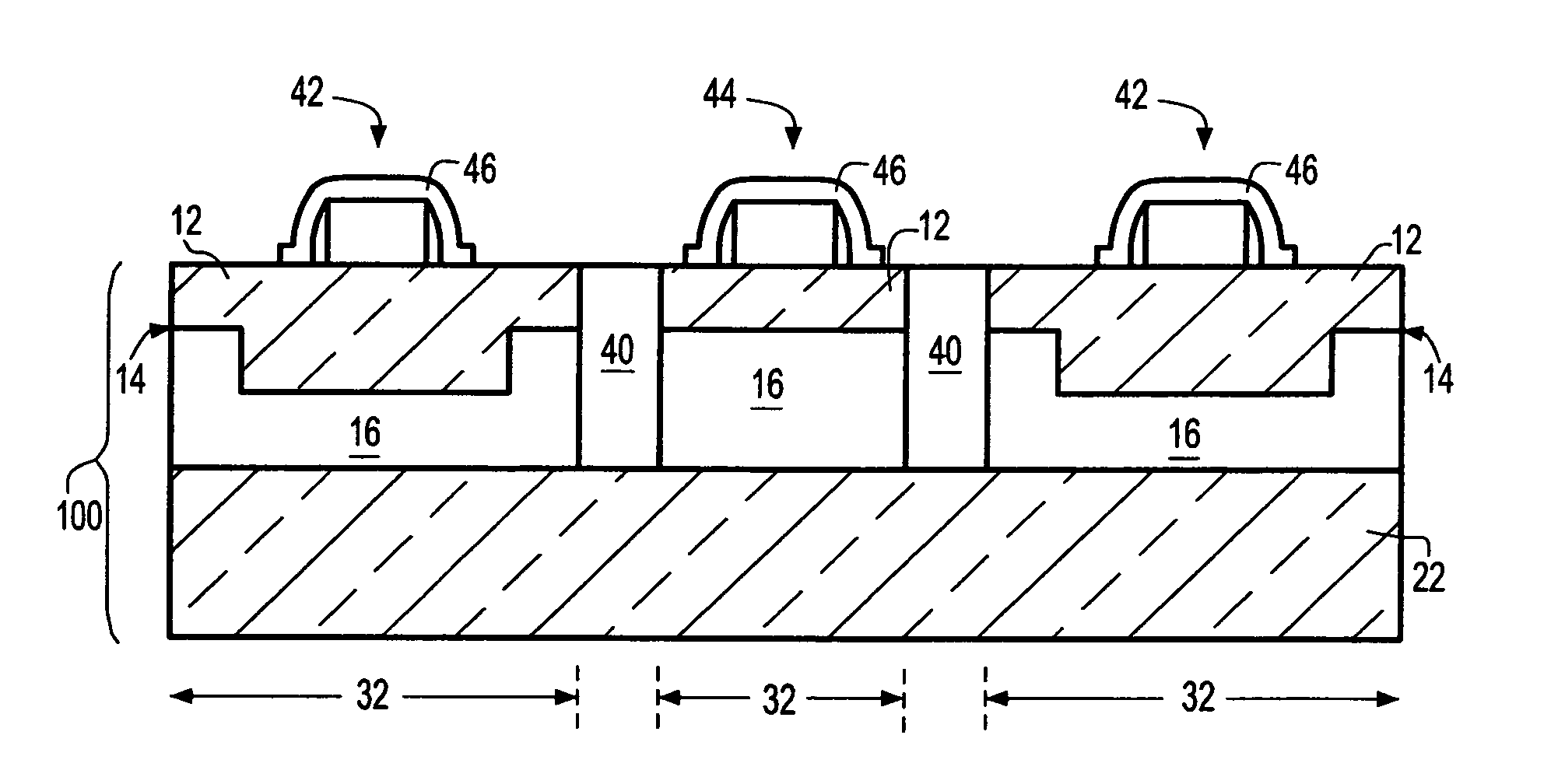 High performance field effect transistors on SOI substrate with stress-inducing material as buried insulator and methods