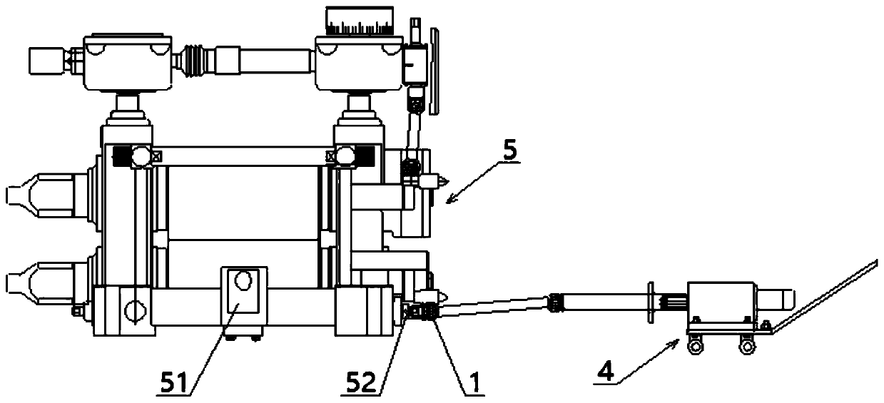 Electric adjusting device for rolling mill groove