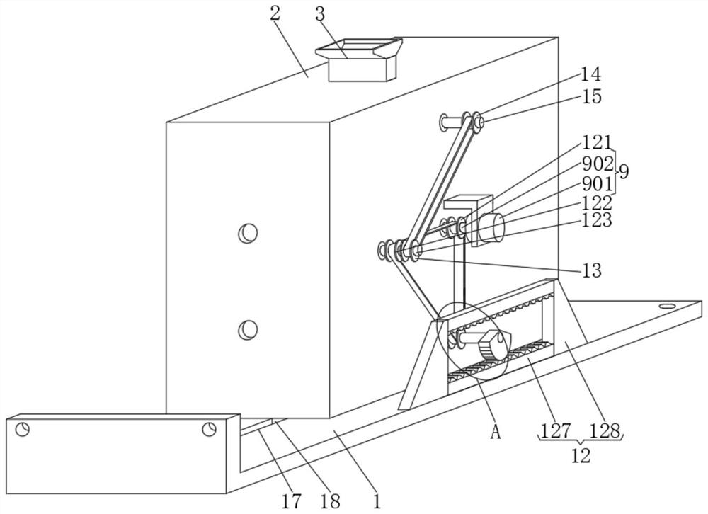 Interior and exterior wall high-silicon putty powder proportioning device and preparation method thereof