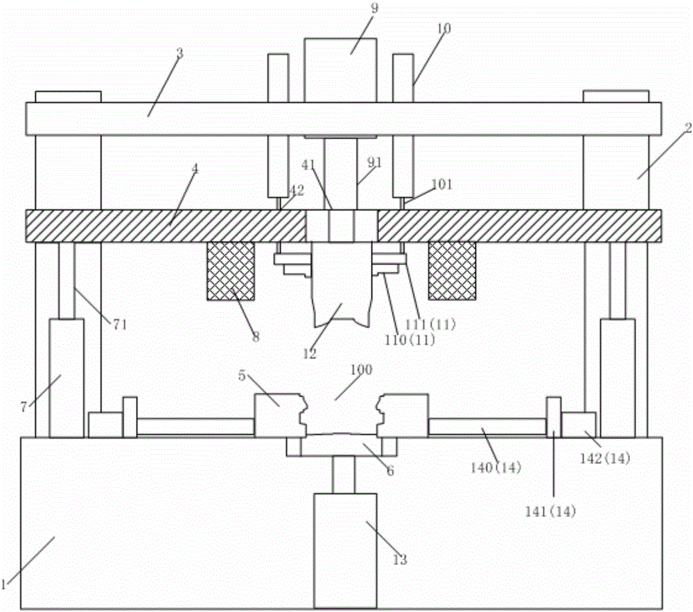 Wheel hub manufacturing device and method