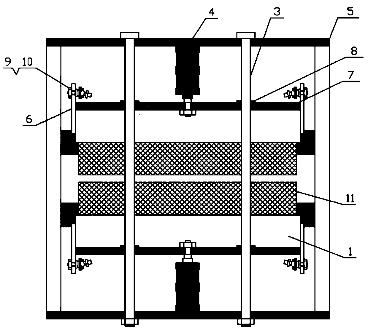 Surface cleaning device of drying roller after acid tank