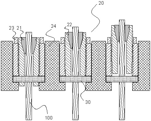 Anchor cable prestress control device and using method