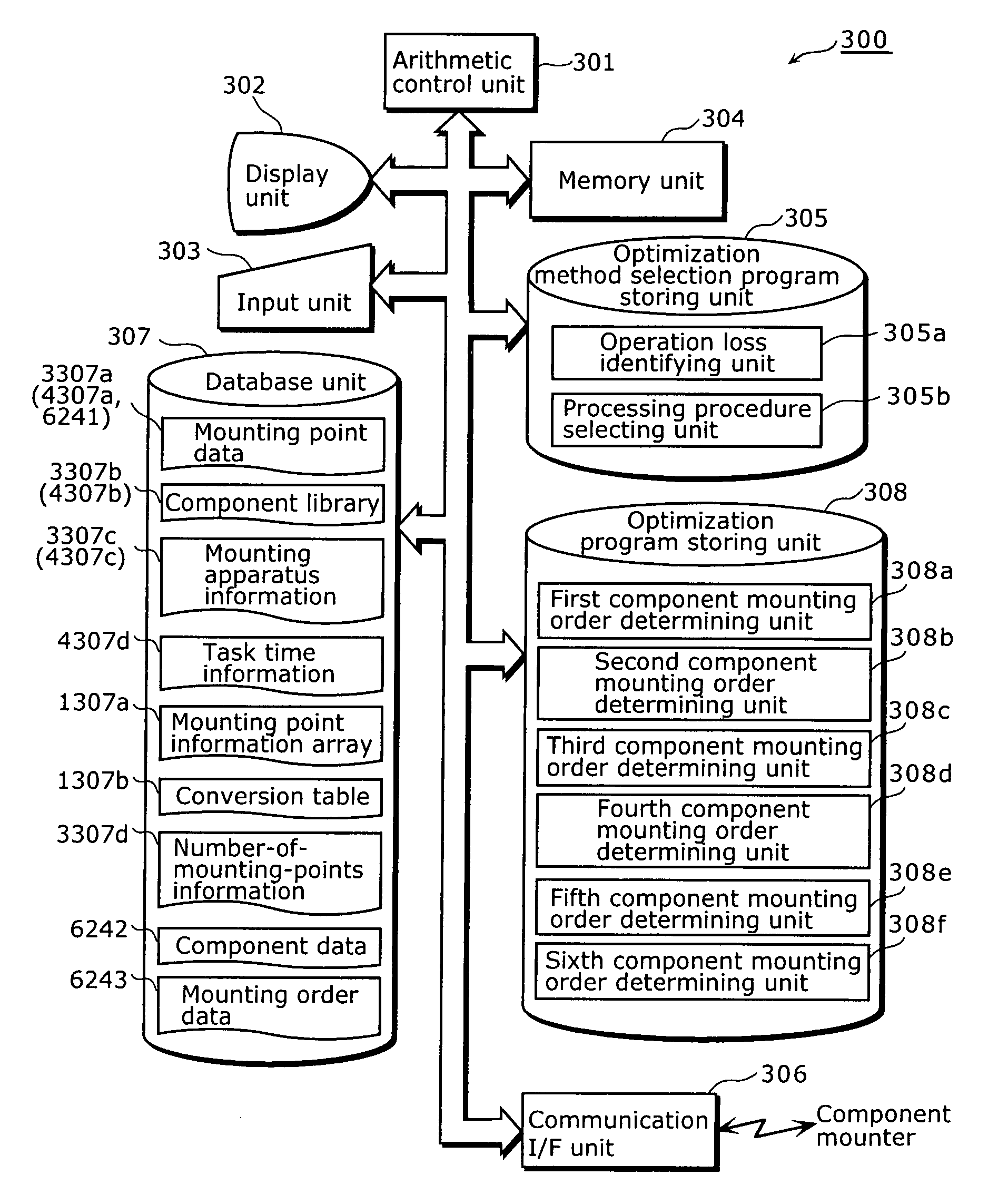 Operating Time Reducing Method, Operating Time Reducing Apparatus, Program and Component Mounter