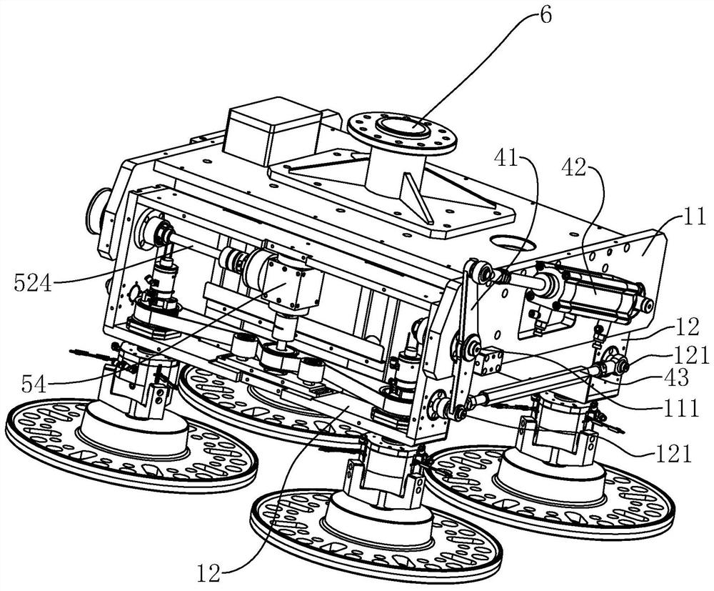 Brake disc sand core robot fixture