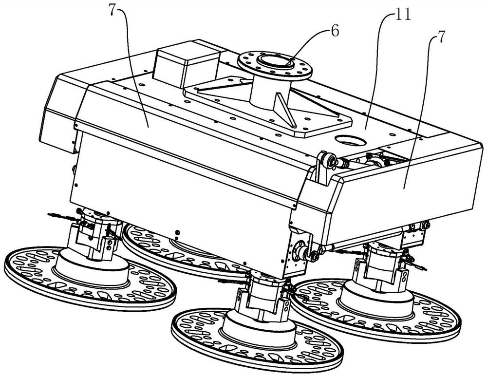 Brake disc sand core robot fixture