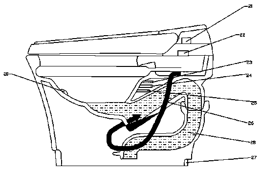 Intelligent closestool capable of realizing urodynamics detection, health monitoring method and matched health monitoring system