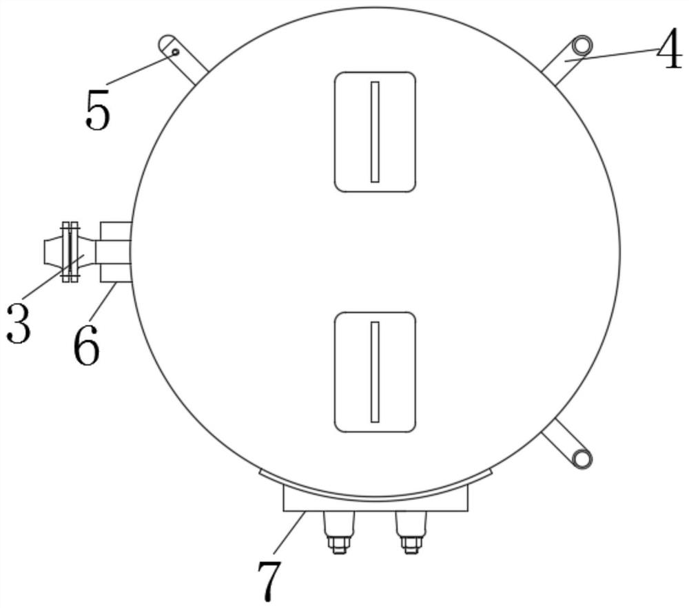 Multi-section buffer tank