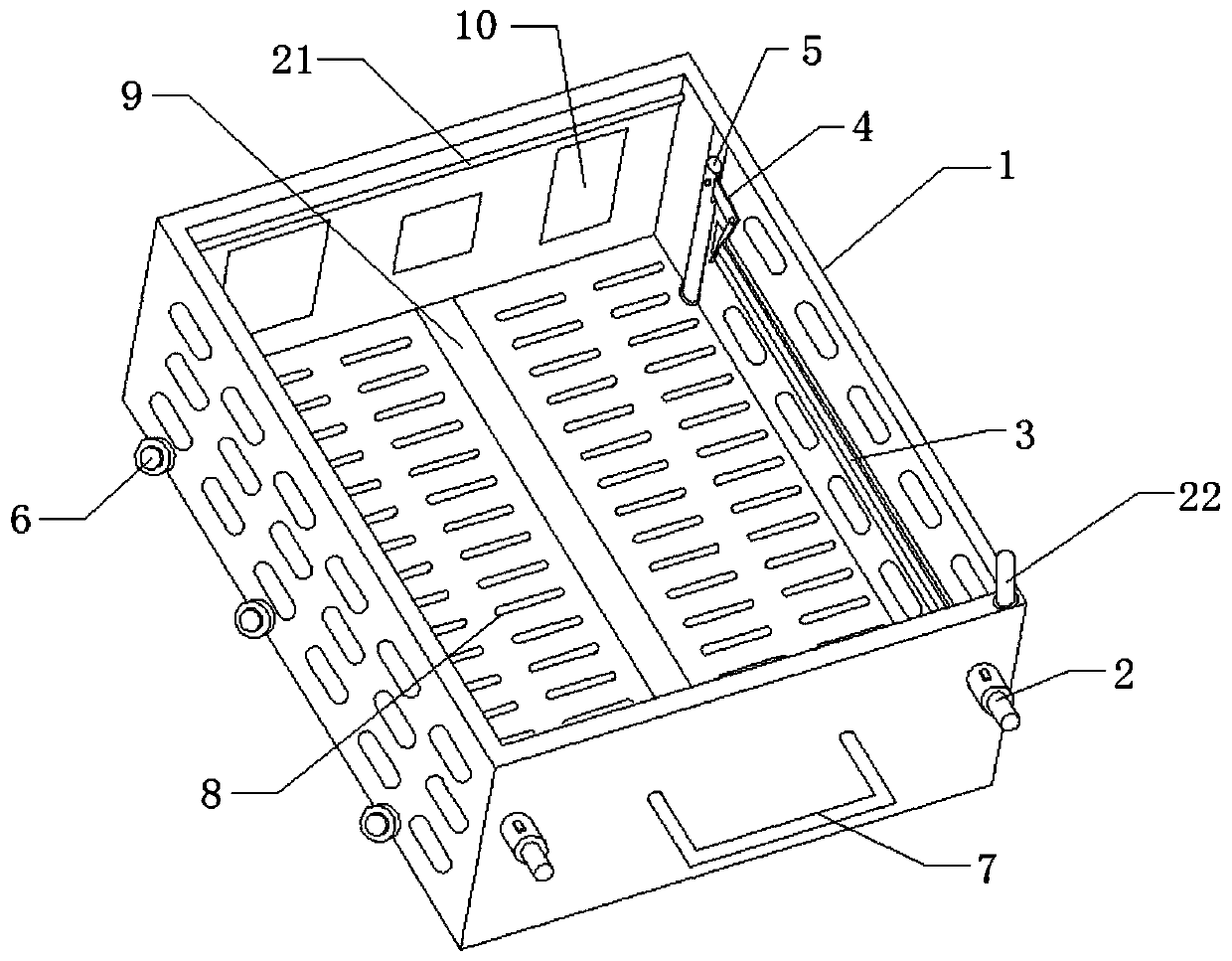 A low-voltage cabinet drawer structure