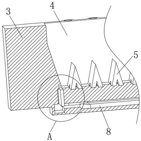 Splash-proof writing brush rack