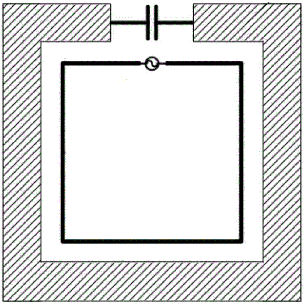 Self-resonant array antenna for through-the-earth communication and antenna unit