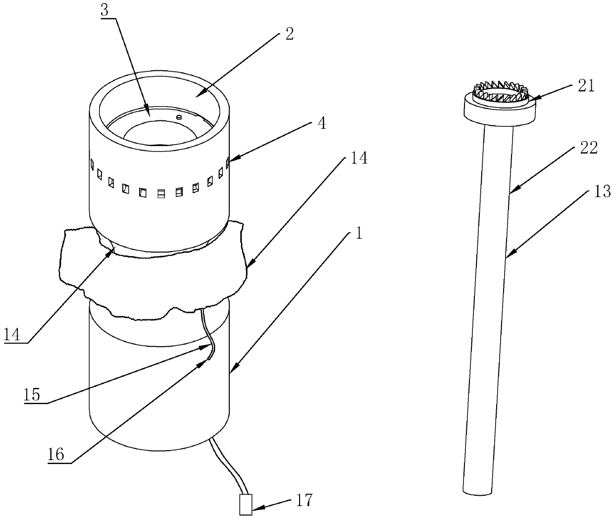 Stent for intestinal anastomotic stoma leakage