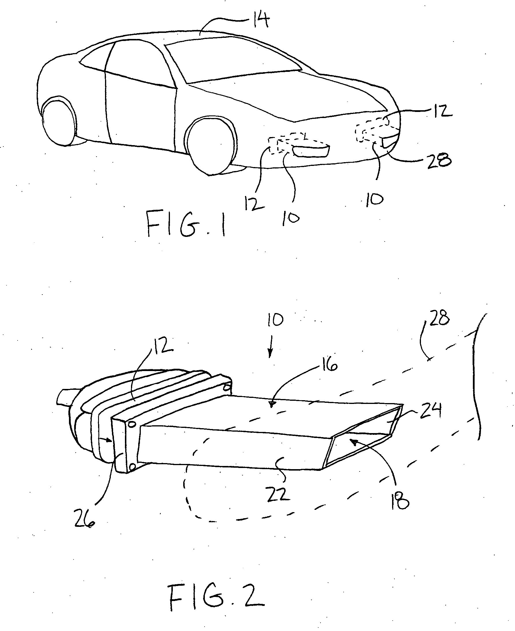 Headlight antiglare device