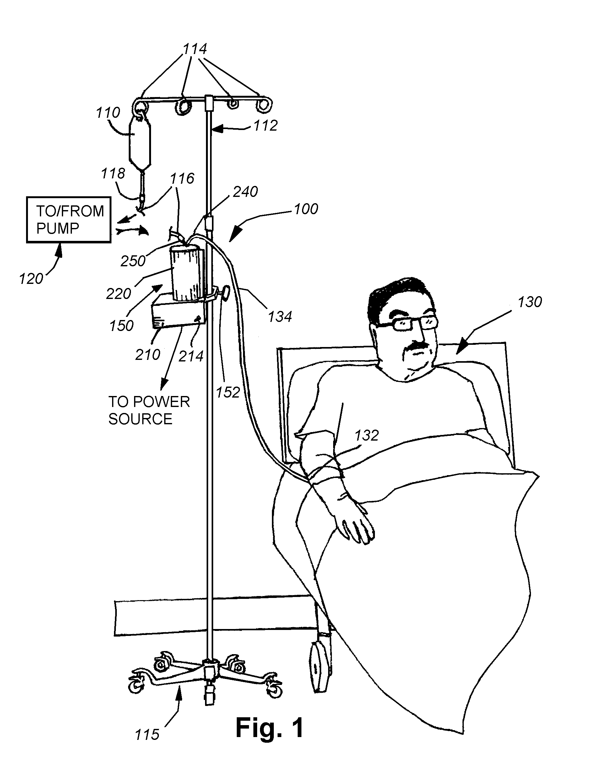 Inline intravenous fluid sterilizer