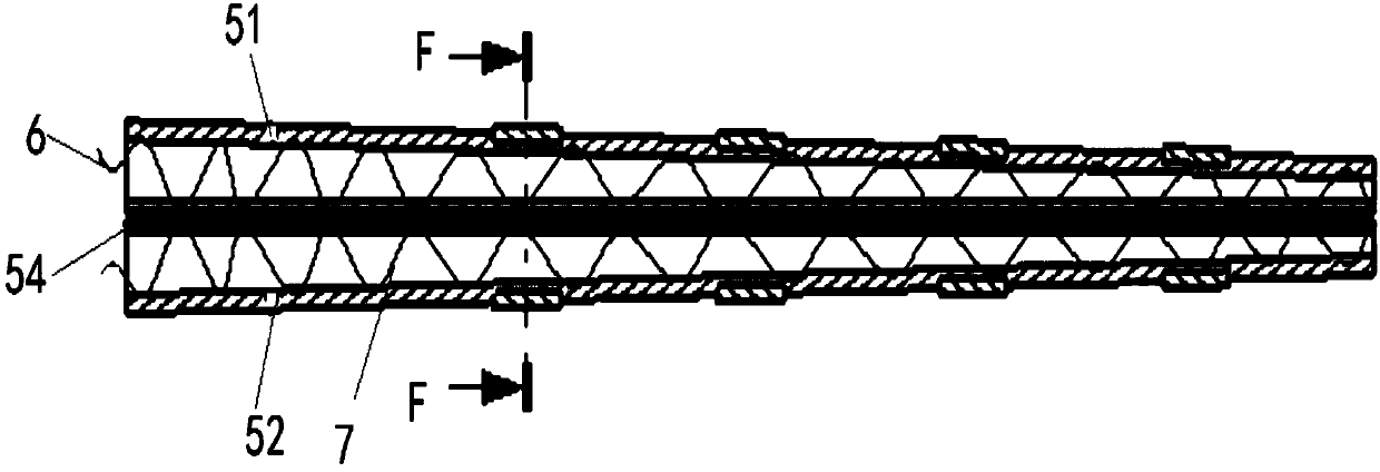 Wing leading edge continuous bending structure