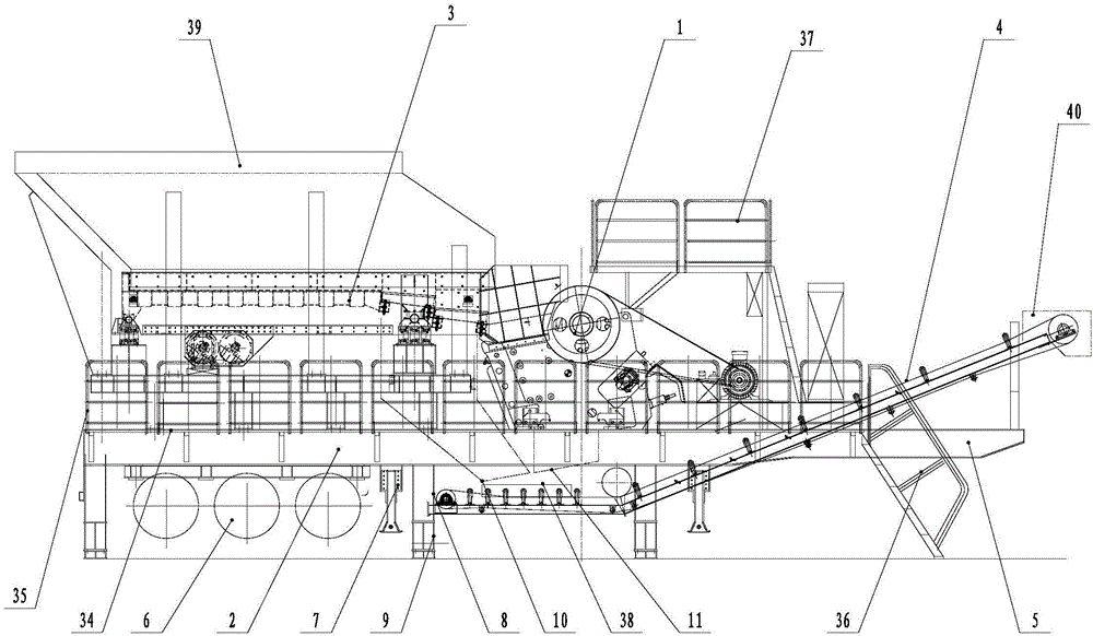 Movable jaw crusher