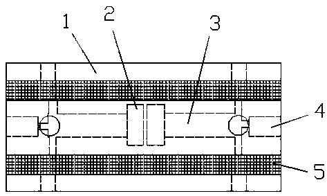 A diode that avoids bending the pins