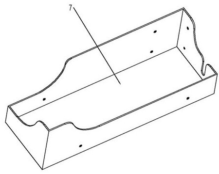 Railway yard anti-slip parking device brake rail gauge and gap detection device