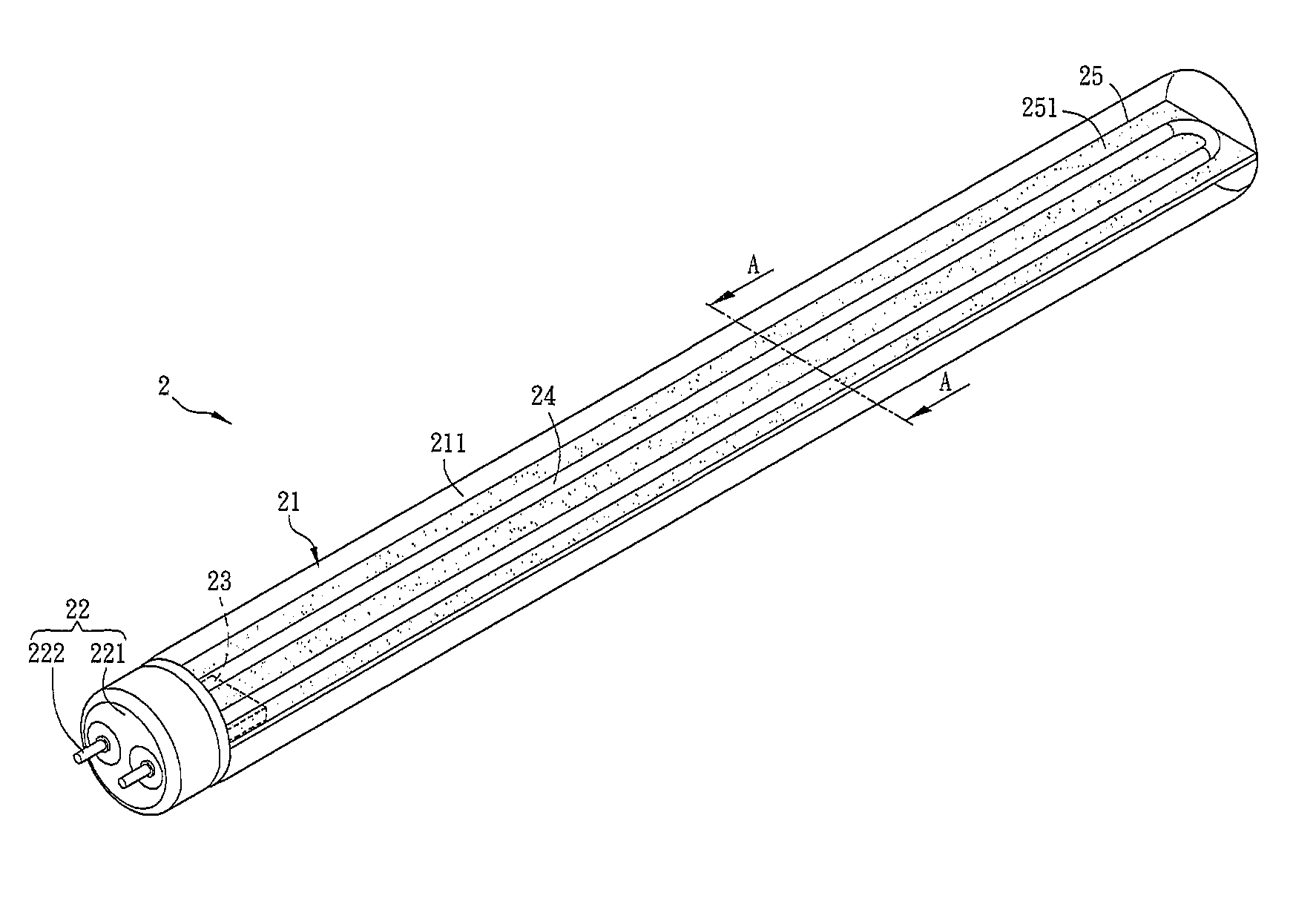 Cold cathode illumination apparatus