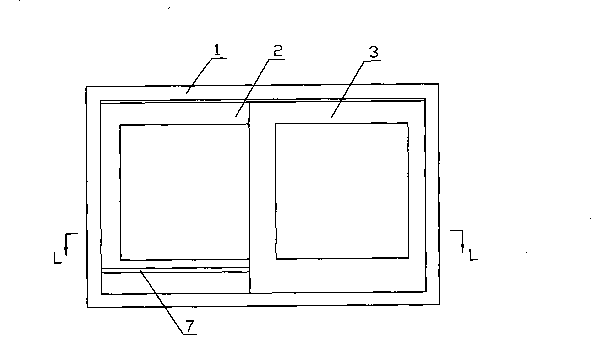 Plane sliding window