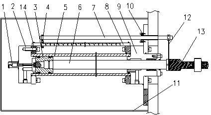 Novel hydraulic oil cylinder