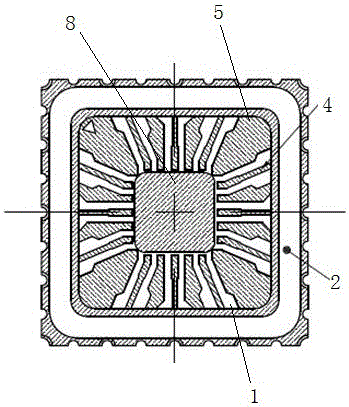 High-frequency and high-speed ceramic leadless shell for parallel seam welding